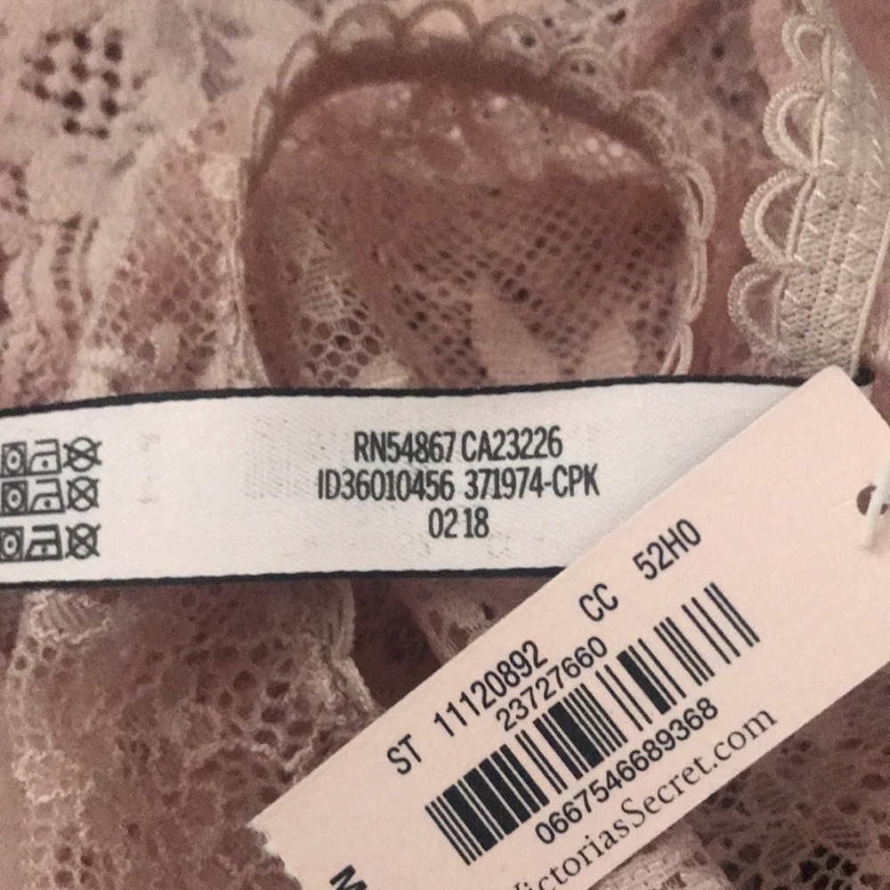 $5 in bundles New Victoria Secret Dream Angels Floral Lace Hipster Thong Panty - Picture 5 of 6